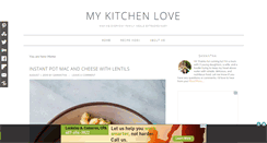 Desktop Screenshot of mykitchenlove.com